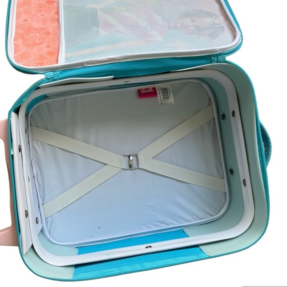 VTG Mattel Toys Barbie Doll Rolling Suitcase - Picture 9 of 12